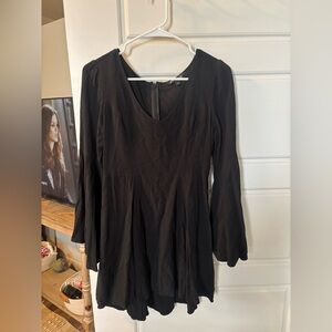 Express Black V-Neck Dress